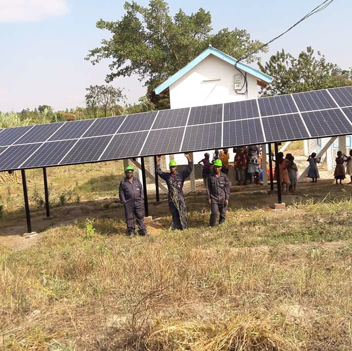 Installation of solar panels 30,000kw