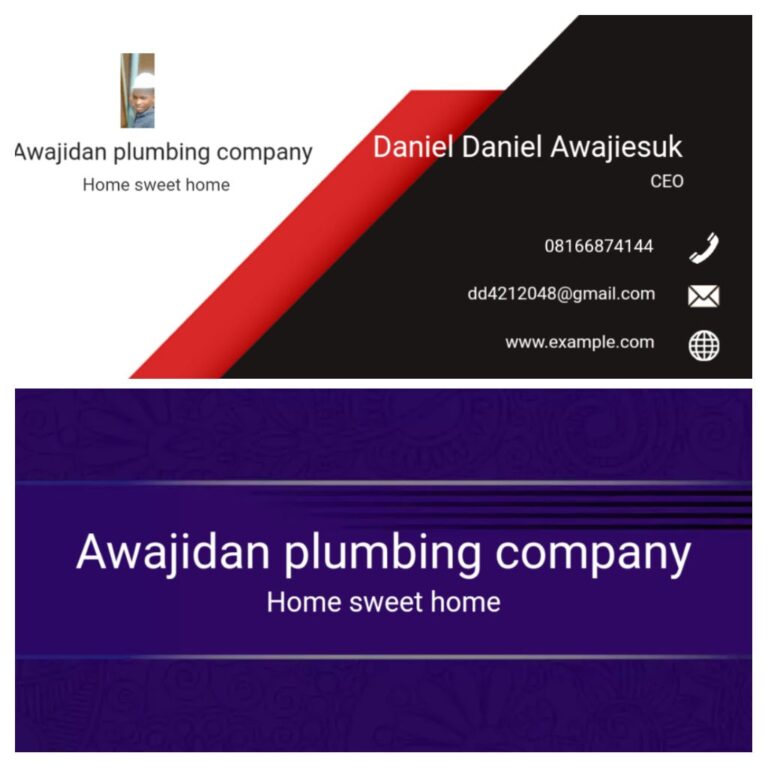 Awajidan plumbing c company