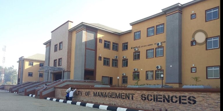 UNIVERSITY OF JOS, FACULTY OF SCIAL AND MANAGEMENT SCIENCES